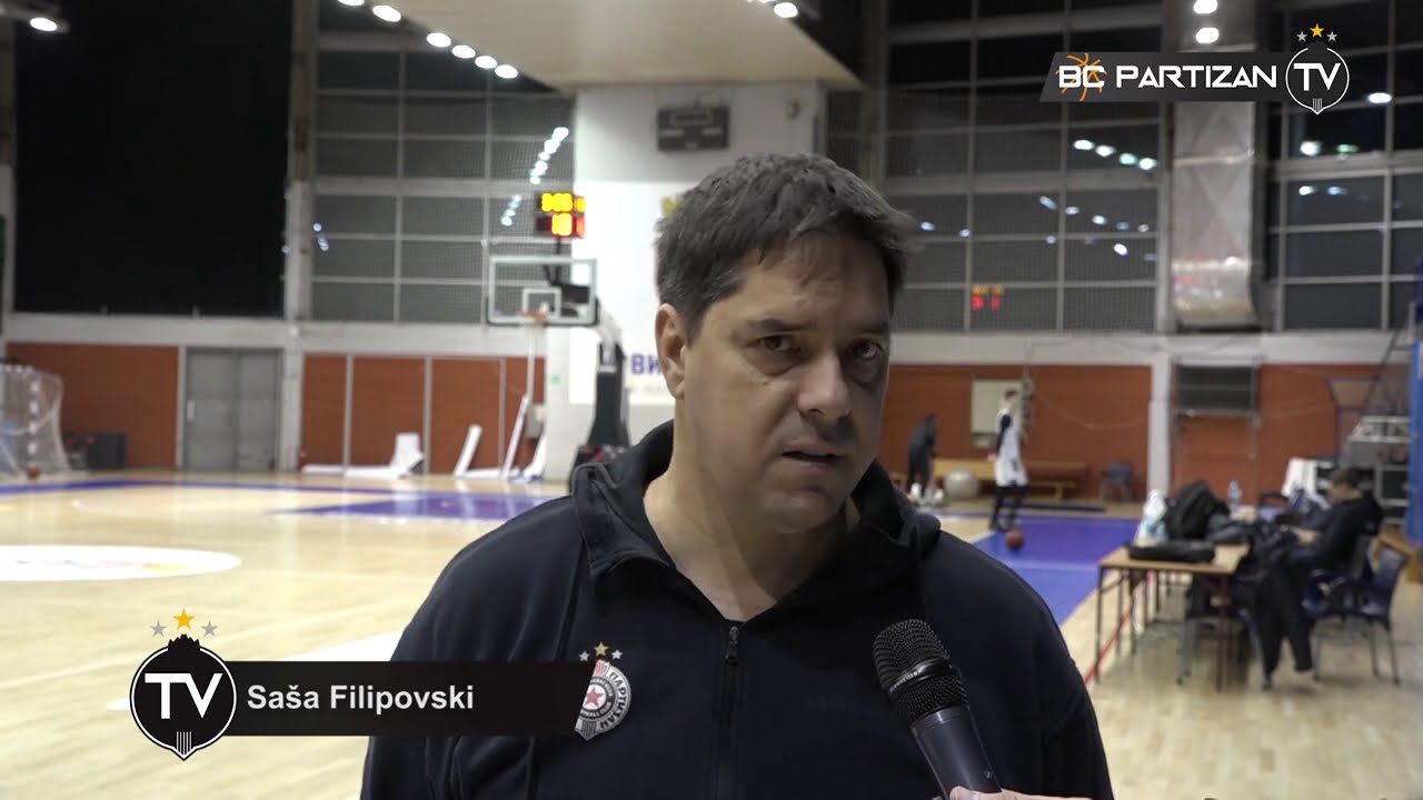 BC Partizan TV Saša Filipovski o Veneciji i pojačanjima