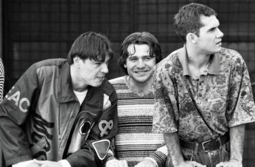 FUDBAL - FINALE KUPA Jugoslavija YUG - SAVO MILOSEVIC, VIKTOR TRENEVSKI, ALBERT NADJ, bivsi fudbaleri Partizana posmatraju finale kupa Jugoslavije. Beograd, 15.05.1996.                            photo:N.Parausic
