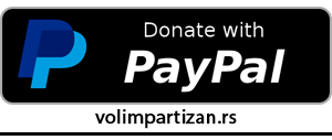 Volimpartizan Paypal Donacija