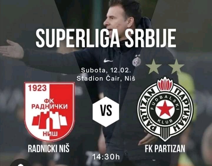 Radnički Niš Partizan uživo prenos livestream