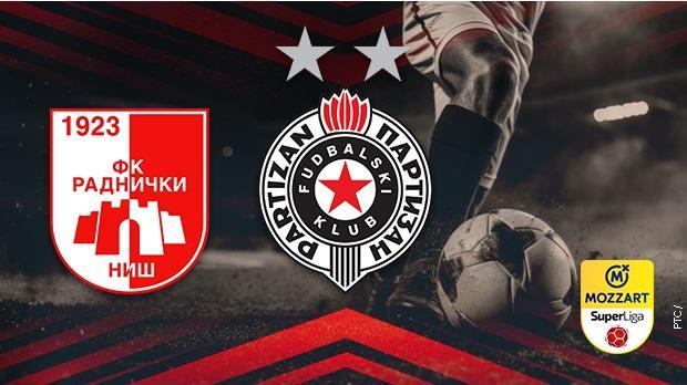 Partizan - Radnički Niš Superliga Srbija uživo prenos
