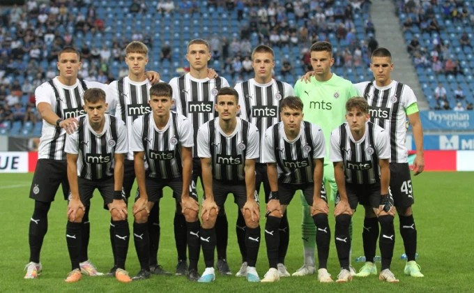 CS U Craiova U19 x Partizan Beograd U19 04/10/2023 na UEFA Youth Liga  2023/24, Futebol